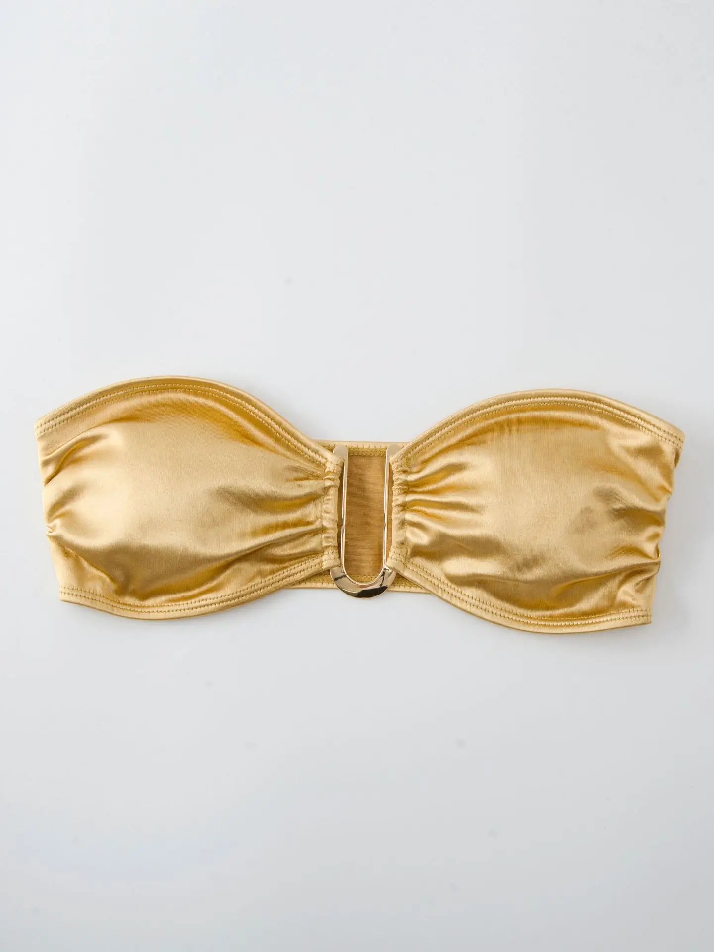 בגד ים סטרפלס גזרה גבוהה - ARIEL