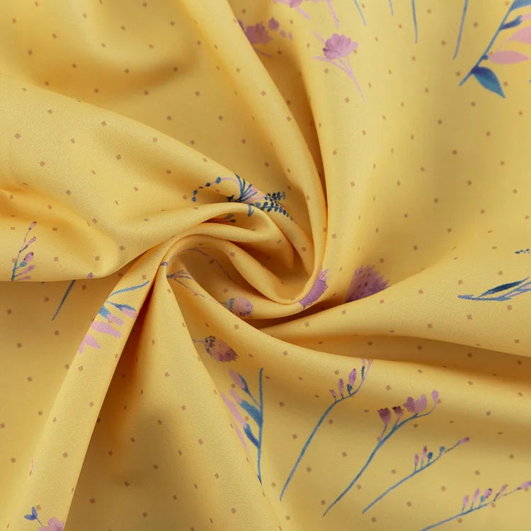 שמלת מקסי סאטן בעיטור הדפס פרחוני - Baylee