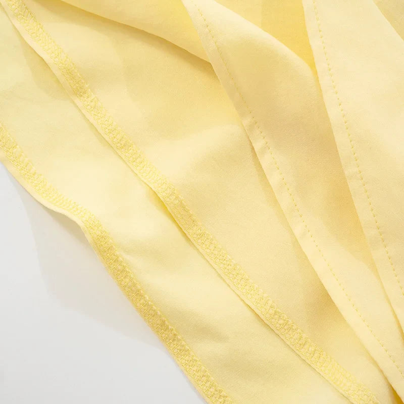 שמלת מיני בגזרת A קשירה בגב להצמדה במותן - נאלה