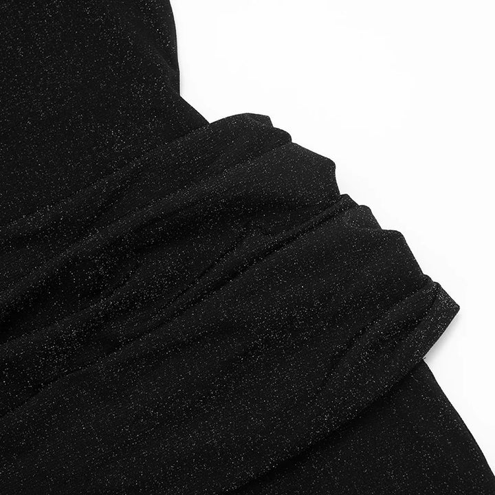 Sequin mini dress with pleats - SHAYA