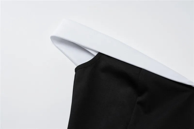 שמלת מיני בגזרת A כתפיים חשופות - מרגו