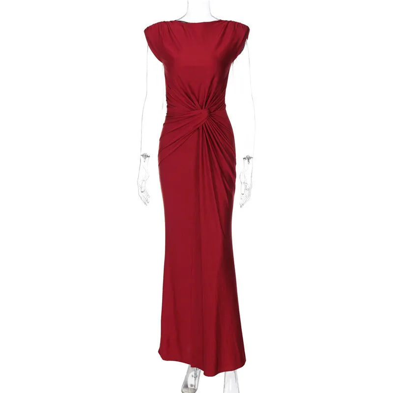 שמלת מקסי כיווצים - ורונה