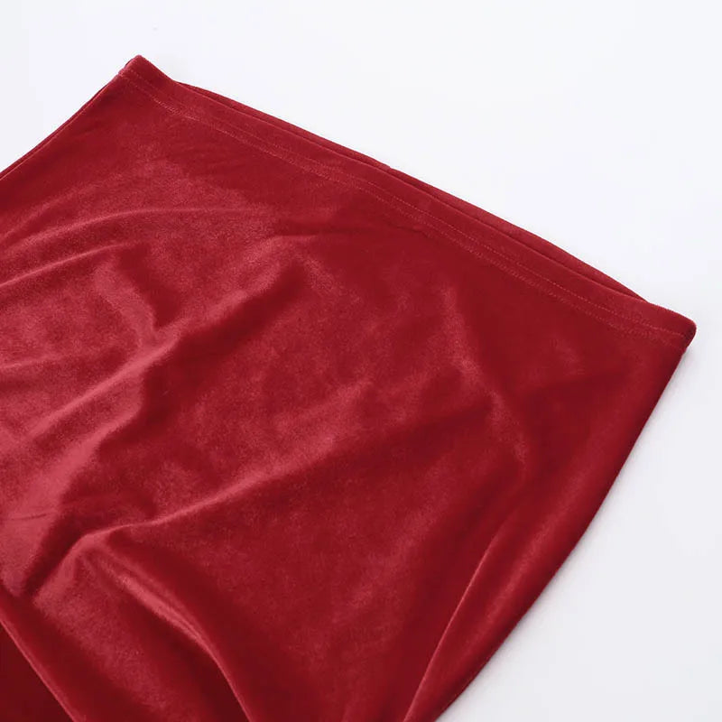 שמלת מיני קטיפה - לוליתה