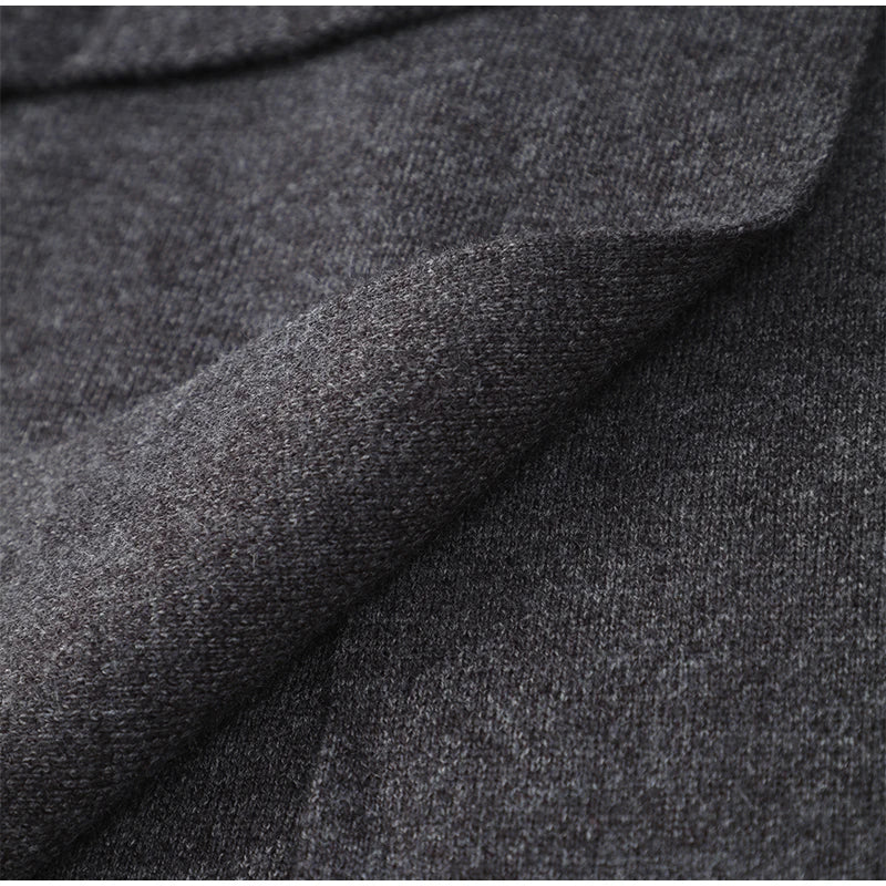 מעיל צמר מחויט בעיטור צעיף תואם - ג'ו