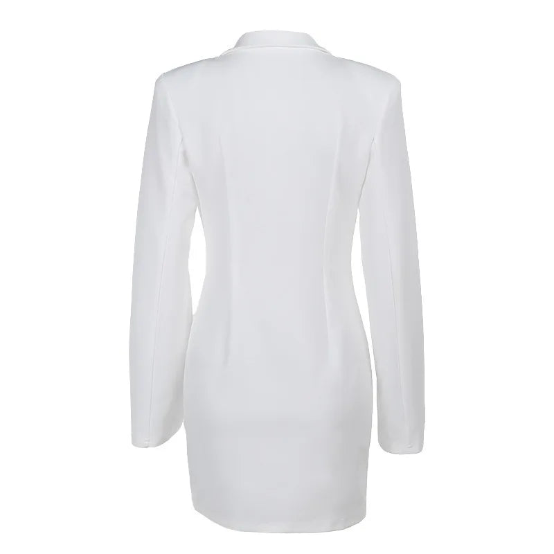 שמלת מיני מחויטת מחשוף V עמוק - היילה