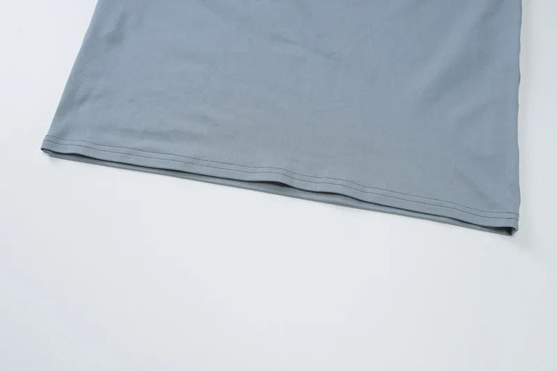 סט שני חלקים חצאית מקסי וטופ סטרפלס - בלום