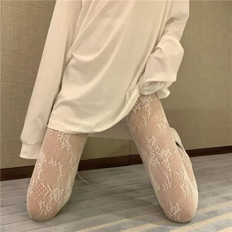 Tights in Various Designs: Lace / Mesh / Floral / Holes / Bows