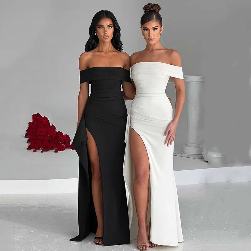 שמלת מקסי כתפיים חשופות - ג'ודי