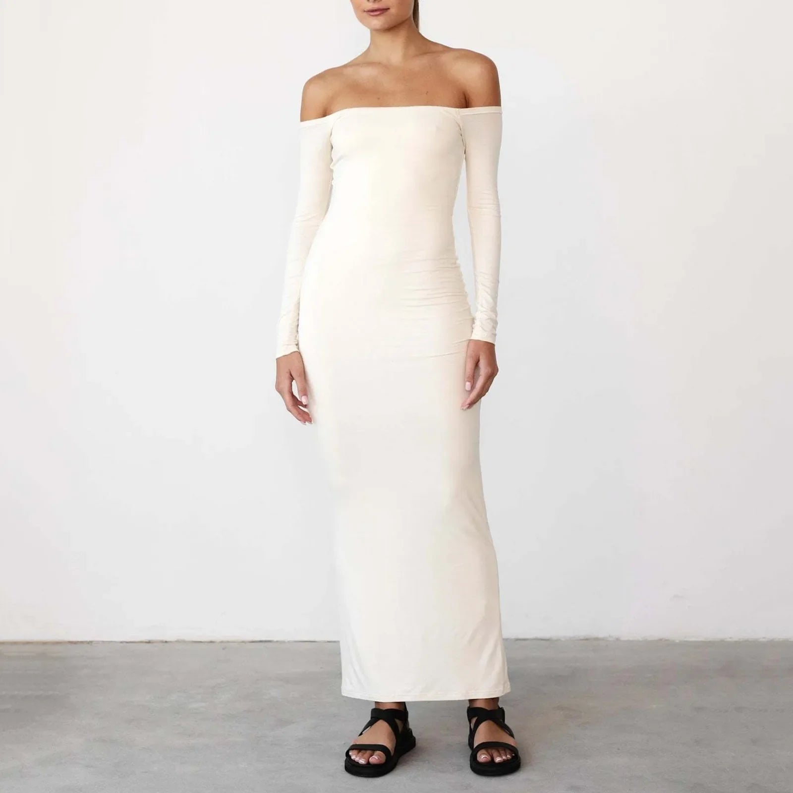 שמלת מקסי כתפיים חשופות - Sydney