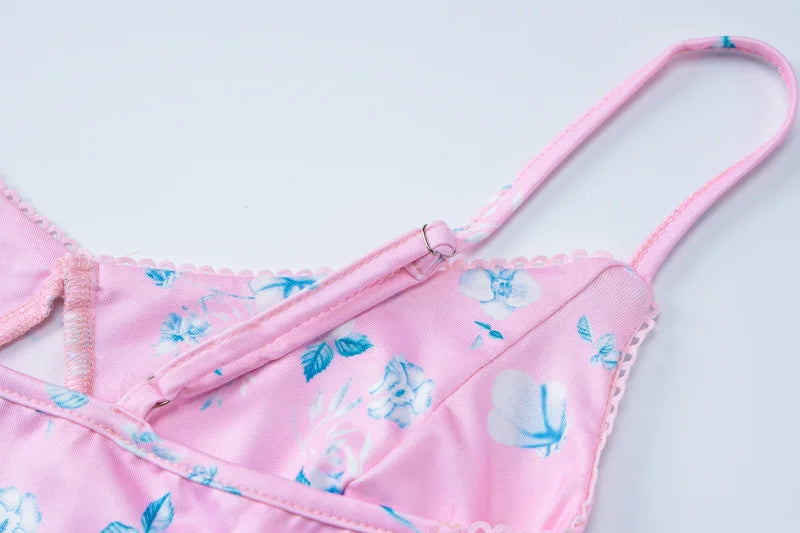 שמלת מקסי צמודה פרחונית - גלינה