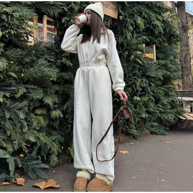 סרבל חורפי רוכסן קדמי - Frances