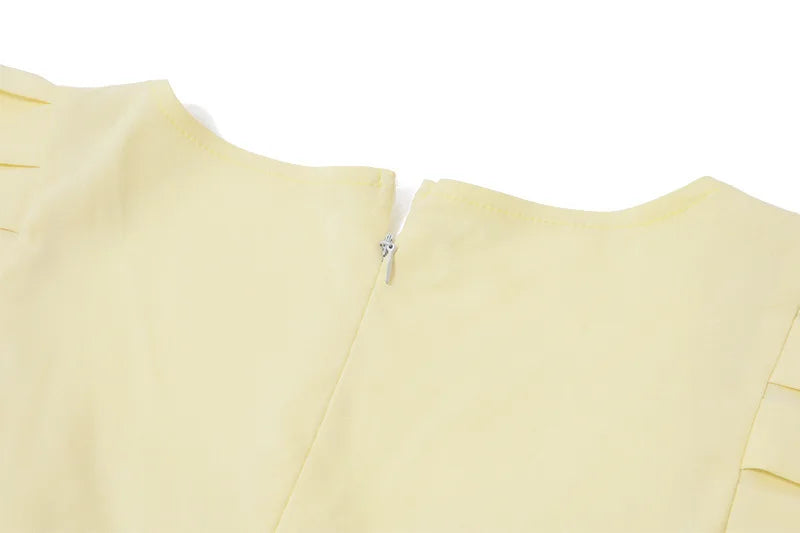 שמלת מיני בגזרת A בעיצוב וינטג' - עמליה