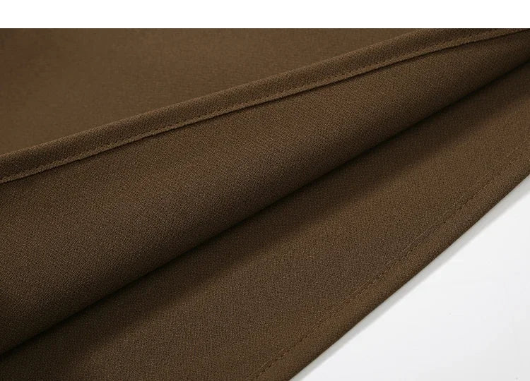 שמלת מידי סטרפלס אלגנטית בעיטור שסע - קורל