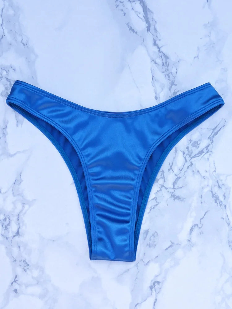 בגד ים סטרפלס גזרה גבוהה - ARIEL