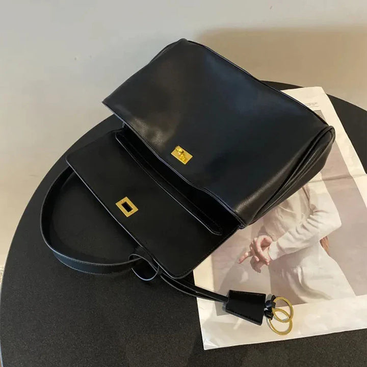 Leather bag with luxury design