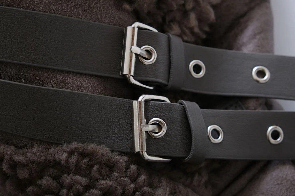 מעיל עור פרווה פנימית - אריק