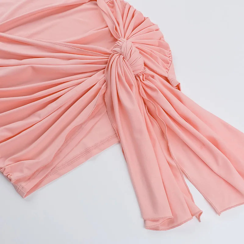 שמלת מיני בעיטור קשירה - קמילה