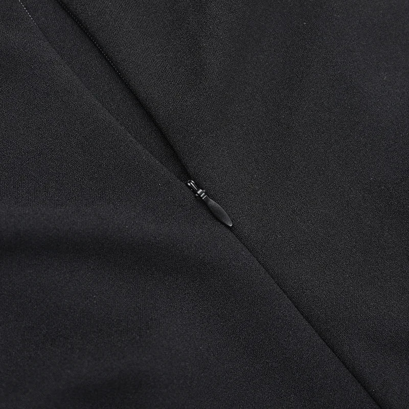 שמלת מיני סטרפלס מלמלה מדורגת - דון