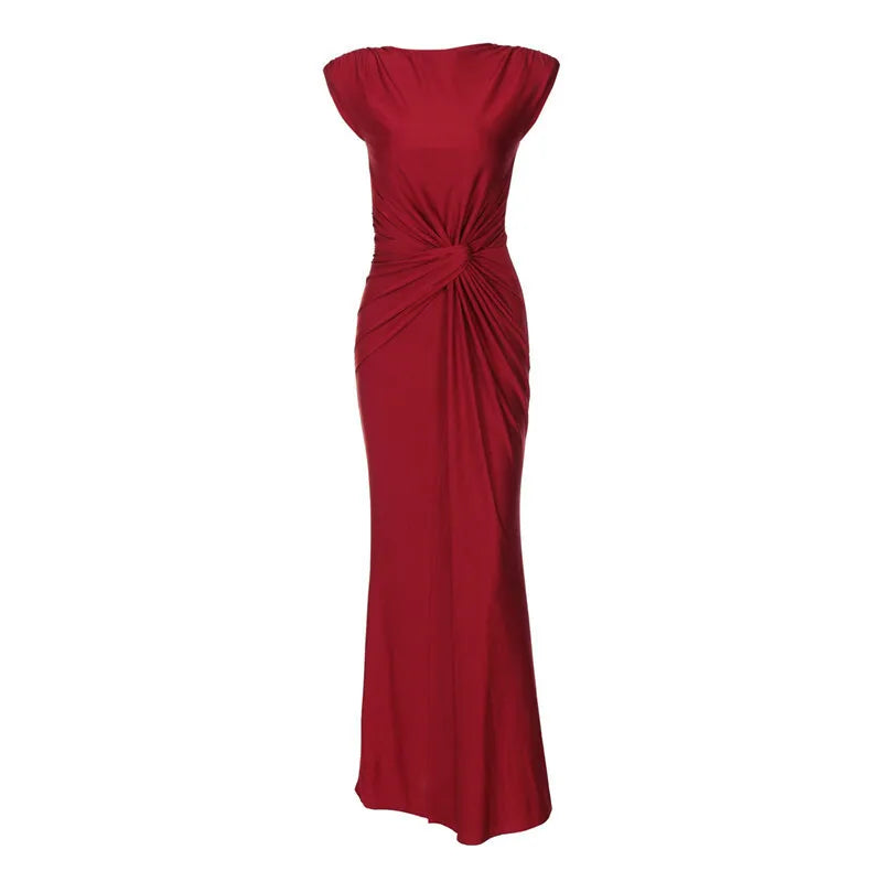 שמלת מקסי כיווצים - ורונה