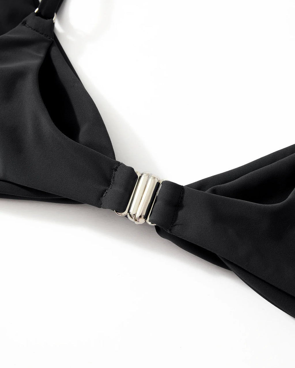 ביקיני תחתון גזרה גבוהה מחטב חזייה בקישוט קשר למראה מוצמד ומורם - שריל