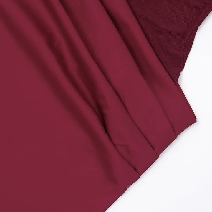 Satin Maxi Dress with Mesh Design - Jordan