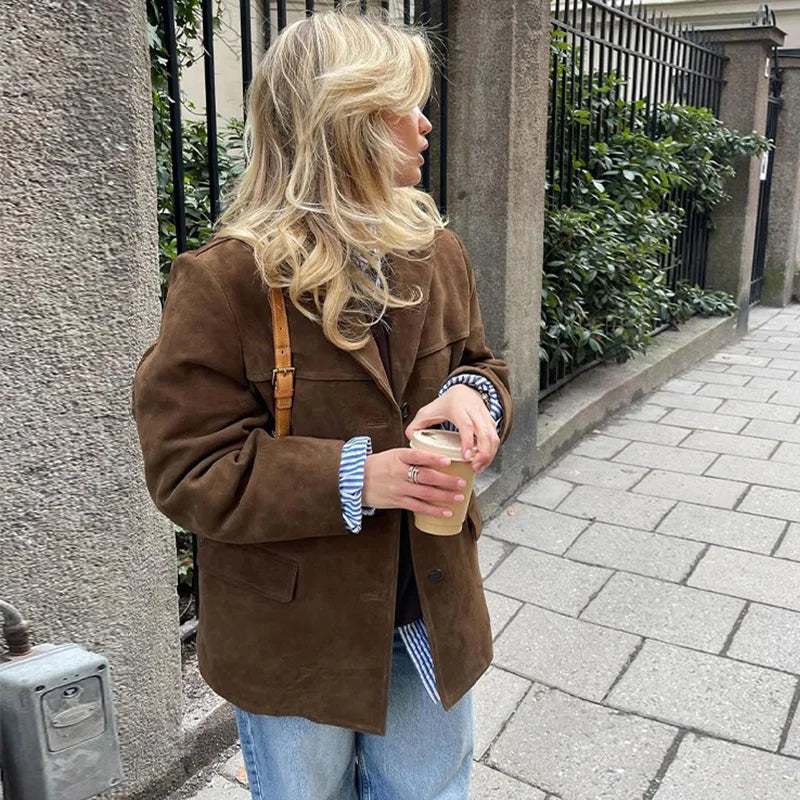 ג'קט זמש בעיטור כפתורים - ג'ייל