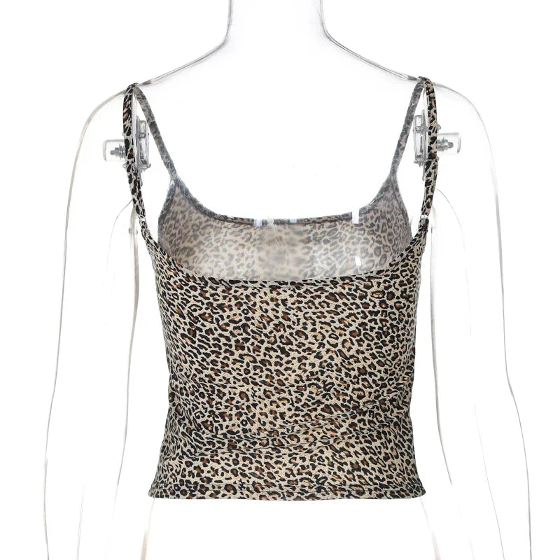 גופייה מנומרת צמודה - TAY