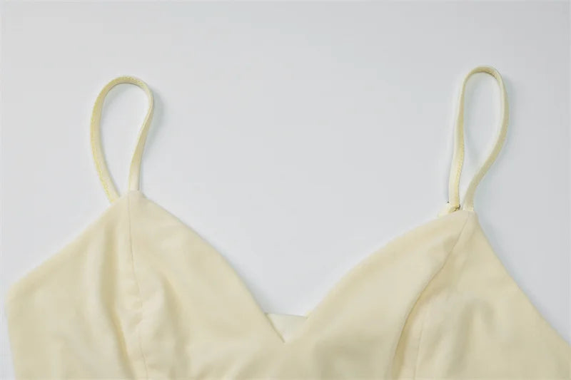 שמלת מקסי רשת בשילוב תחתית בעיצוב פתח וגב פתוח - ג'יין