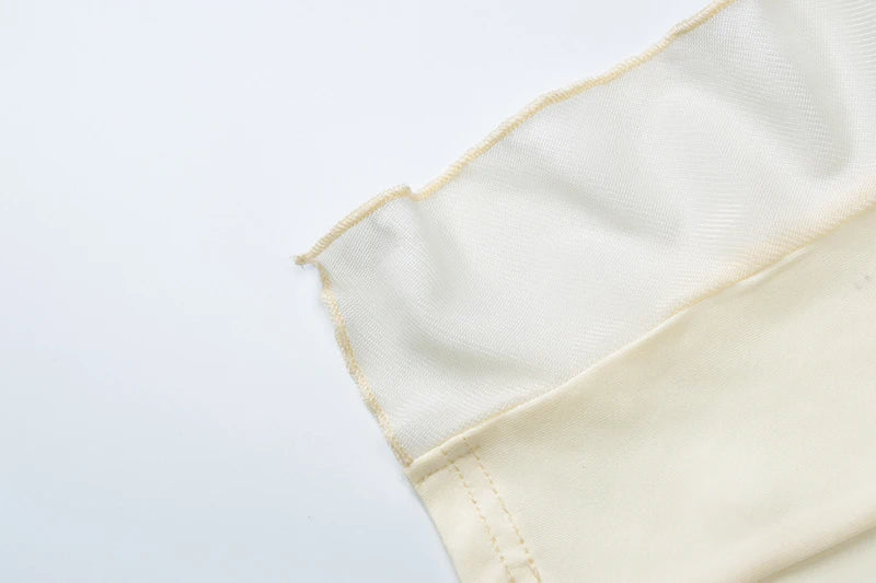 שמלת מקסי מלמלה בעיצוב שסע וקשירה בחזה - מונה