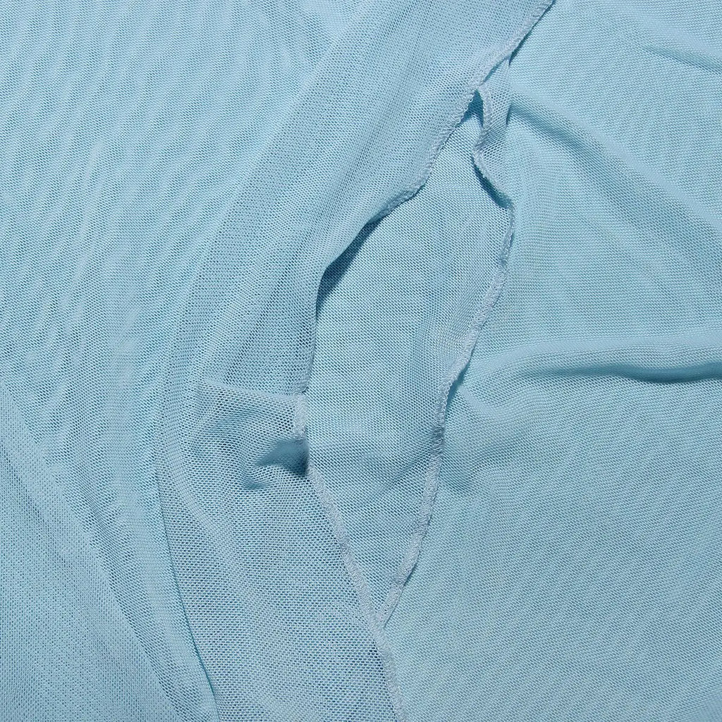 שמלת מקסי שיפון רשת קולר בעיטור פרחים - פלורנסייה