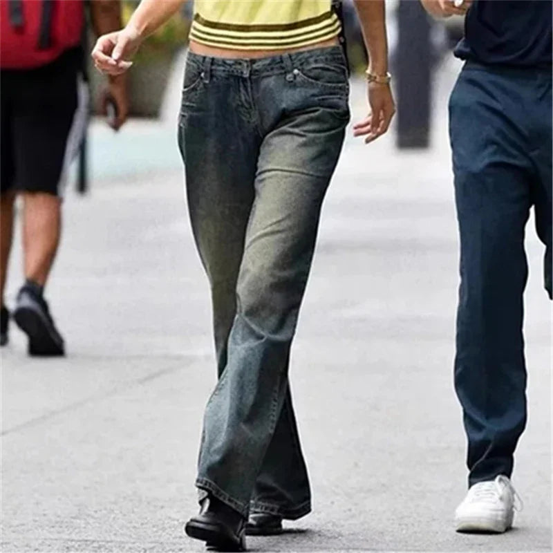 מכנסי ג'ינס סטייל וינטאג' גזרה נמוכה - טומי