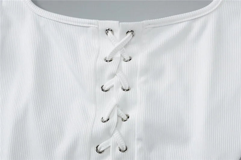 סט שני חלקים טופ קשירה וטייץ שלושת רבעי - נדיה