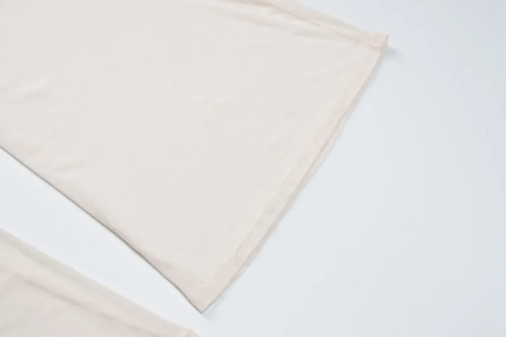 סט שני חלקים בעיצוב רשת מכנסי פדלפון וטופ -  Alison