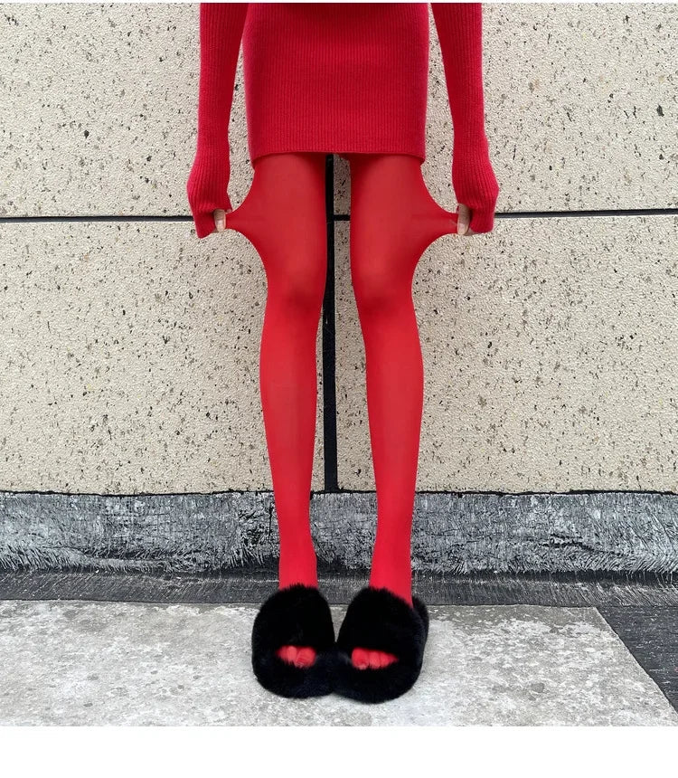 Opaque / sheer tights in a variety of colors