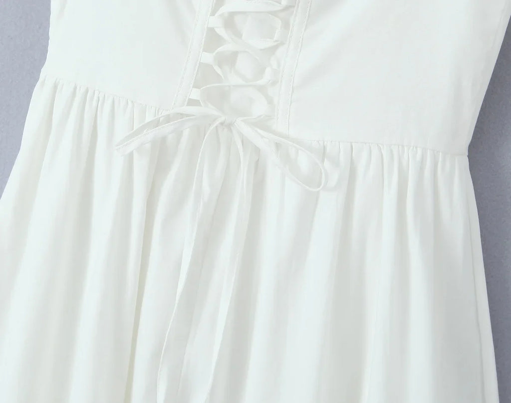 שמלת מידי בגזרת A בעיטור שסע - Paloma