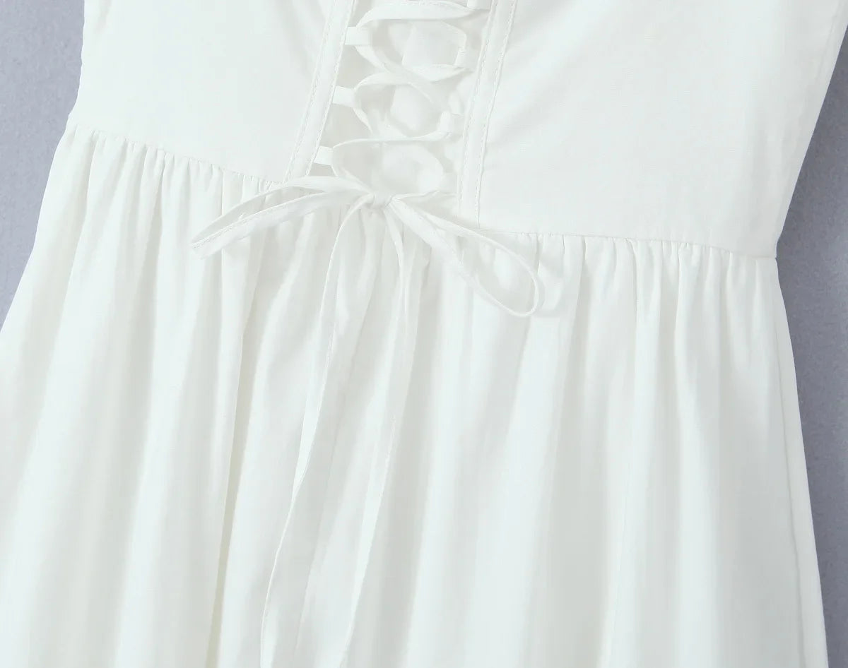 שמלת מידי בגזרת A בעיטור שסע - Paloma