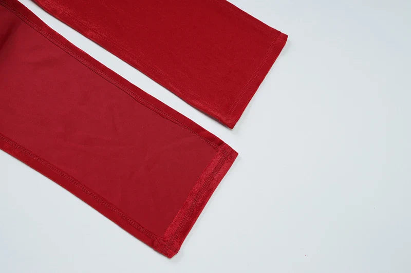 שמלת מקסי קטיפה בעיטור קשירה - מריאנלה