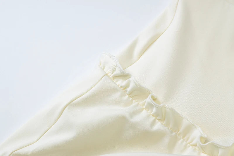 סט שני חלקים חצאית מקסי וטופ קשירה בצוואר - לורנזה