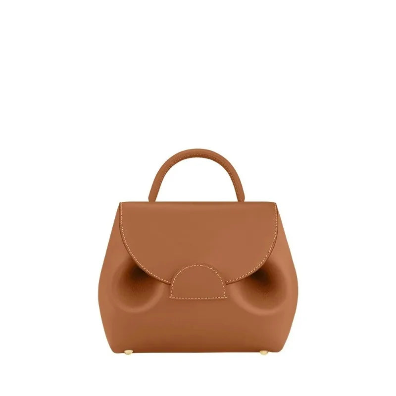 Leather bag with classic design