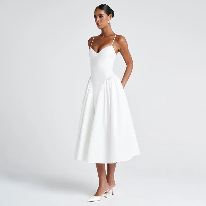 שמלת מידי בעיצוב קלאסי בגזרת A - מרטה