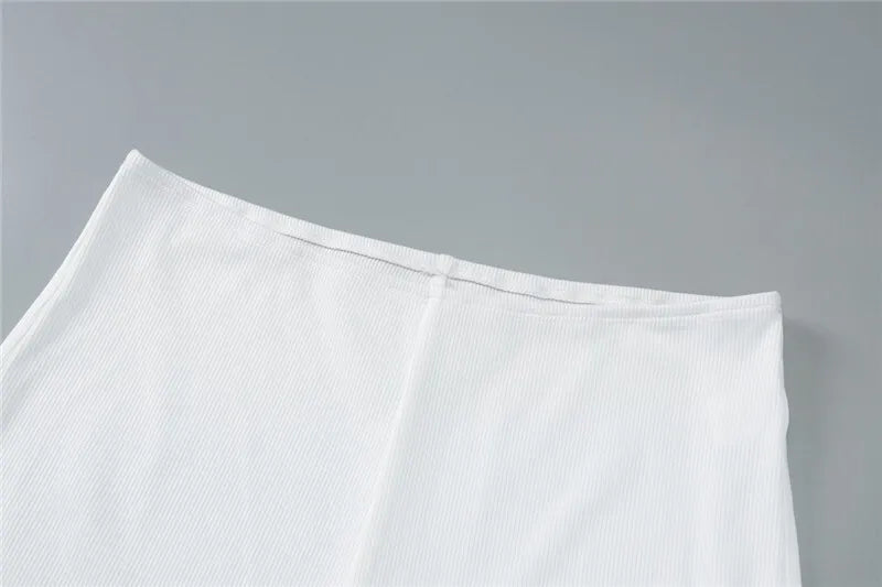 סט שני חלקים טופ קשירה וטייץ שלושת רבעי - נדיה