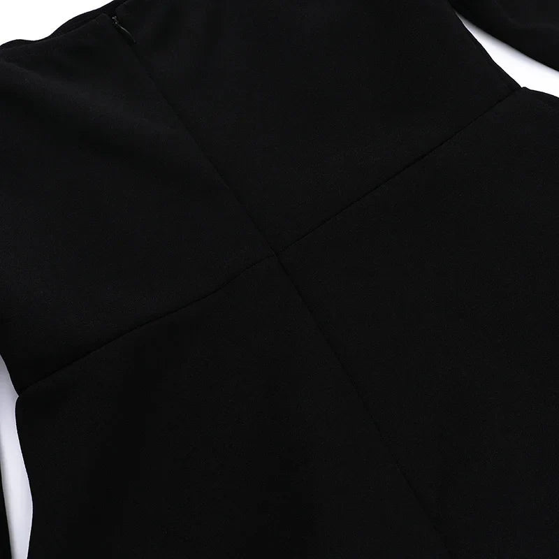 שמלת מיני בגזרת A בעיטור פנינים - קורי