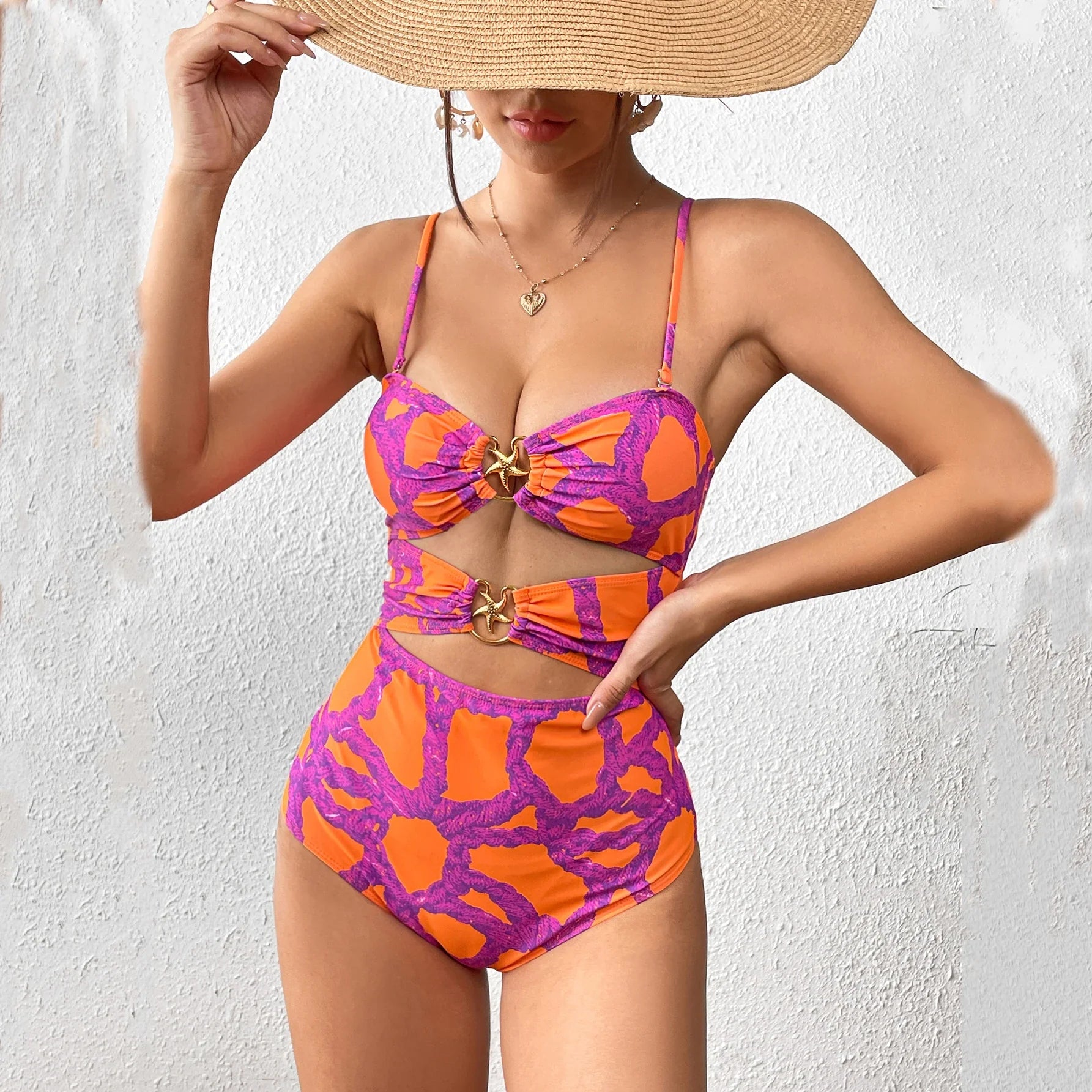 בגד ים שלם במגוון עיצובים בשילוב חצאית תואמת - MAMACITA