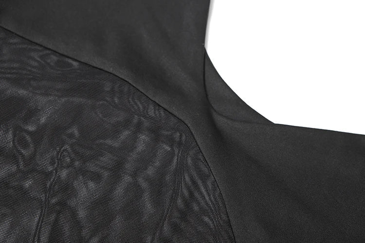 שמלת מקסי אלגנטית בעיטור רשת - Zhuri