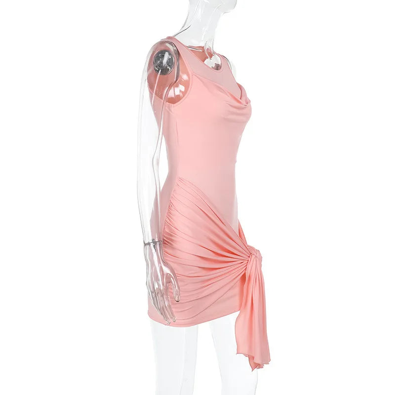 שמלת מיני בעיטור קשירה - קמילה