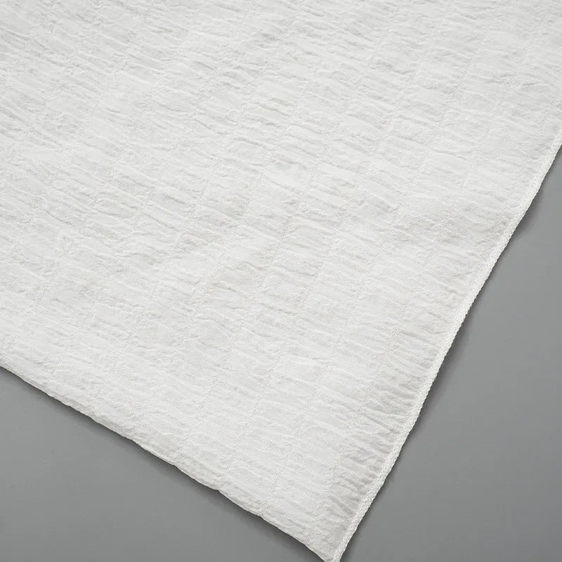 סט שני חלקים פשתן טופ סטרפלס קשירה וחצאית מיני מלמלה - לולה