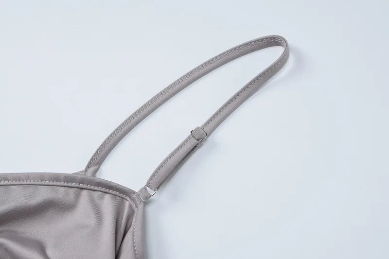 שמלת מקסי צמודה גב פתוח - טוהר