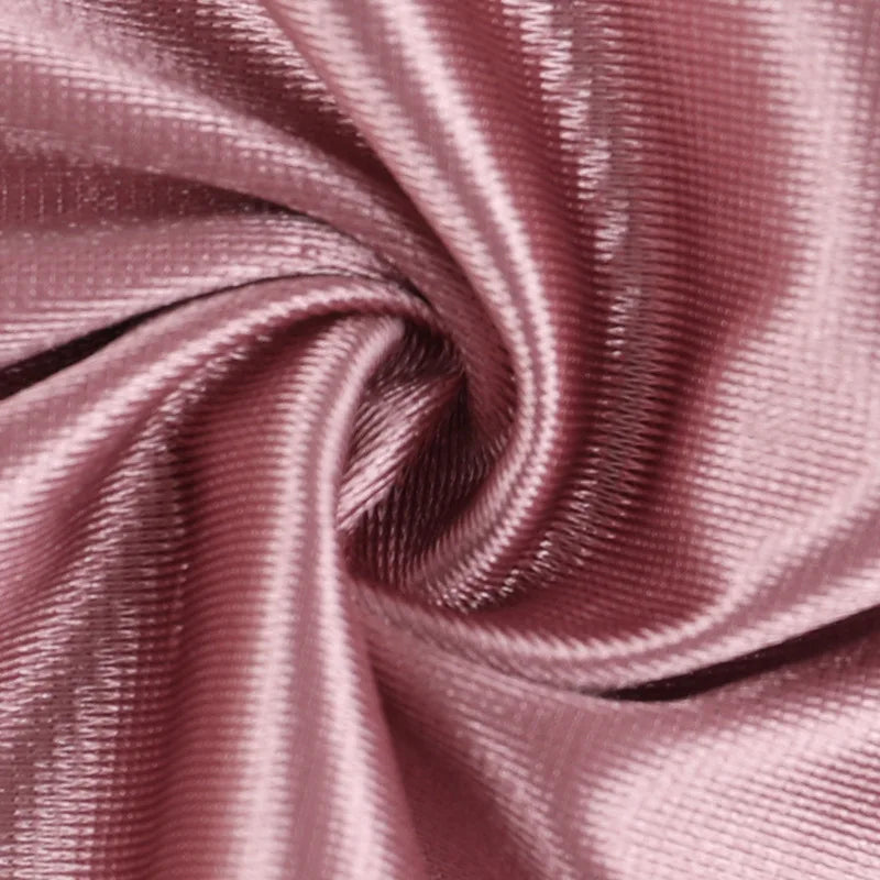 שמלת מקסי סאטן אלגנטית בעיצוב שסע - רוזה