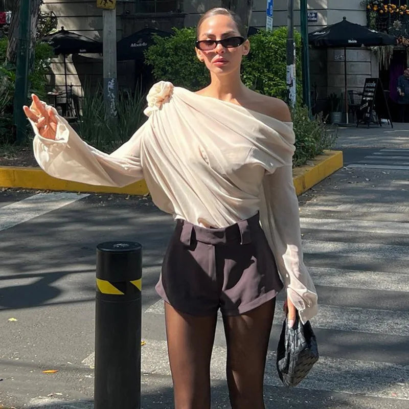 חולצת שיפון -אליזבט