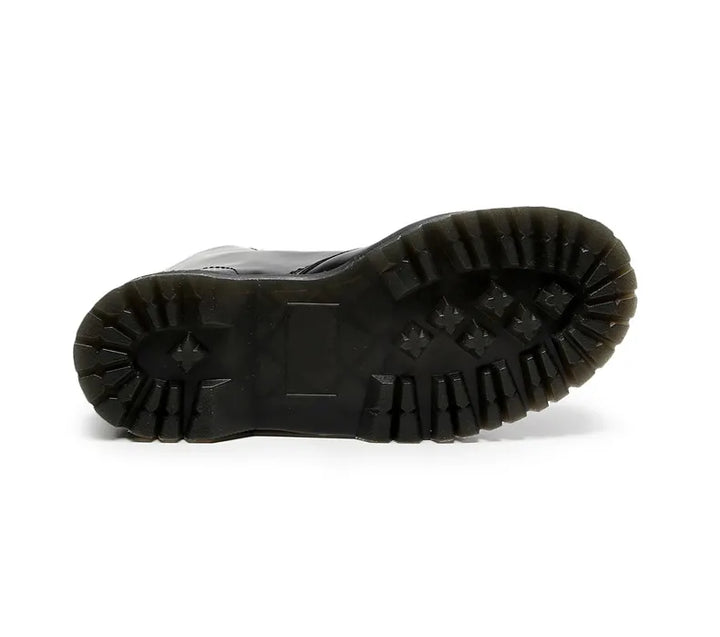 Satin lace-up leather boots - Winnie